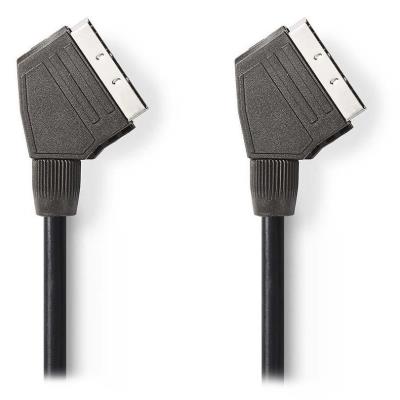 NEDIS kabel SCART/ SCART zástrčka - SCART zástrčka/ černý/ bulk/ 1,5m
