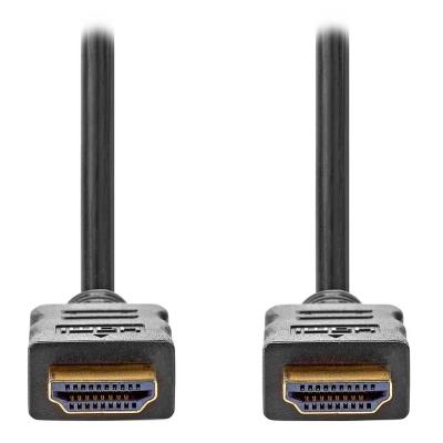 NEDIS High Speed HDMI 2.0 kabel s ethernetem/ 4K@60Hz/ zlacené konektory HDMI-HDMI/ černý/ bulk/ 3m