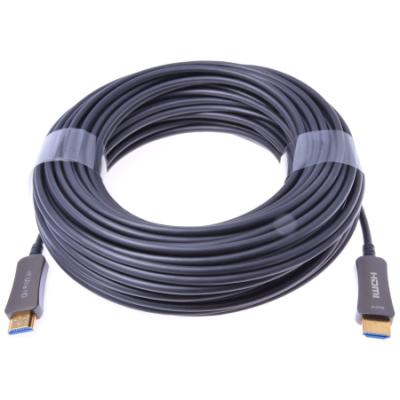 PremiumCord HDMI optický fiber High Speed + Ethernet kabel/ 4K@60Hz/ M/M/ zlacené konektory/ 15m/ černá