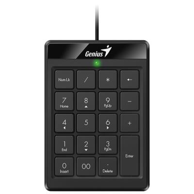 GENIUS NumPad 110/ Drátová/ USB/ slim design/ černá