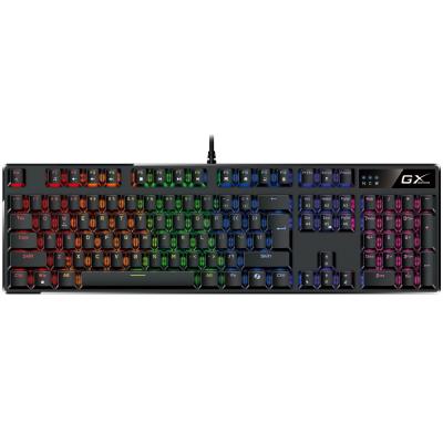 GENIUS GX GAMING Scorpion K12/ drátová/ mechanická/ Brown Switches/ RGB podsvícení/ Copilot/ USB/ černá/ CZ+SK layout