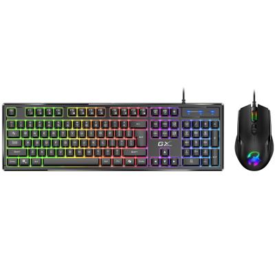 GENIUS GX GAMING Scorpion KM-GX6/ drátový set klávesnice s myší/ RGB podsvícení/ Copilot/ USB/ černá/ CZ+SK layout
