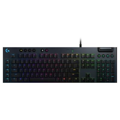 Logitech herní klávesnice G815 LIGHTSYNC RGB/ mechanická/ GL taktilní/ USB/ US layout/ Carbon