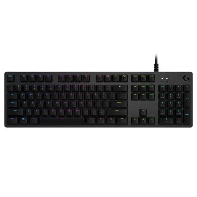 Logitech herní klávesnice G512 LIGHTSYNC RGB/ mechanická/ GX Red/ USB/ US layout/ Carbon