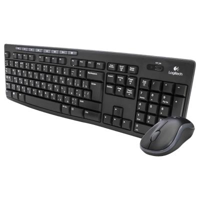 Logitech set MK270/ Bezdrátová klávesnice + myš/ 2.4GHz/ USB přijímač/ CZ/ černý