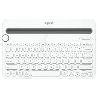Logitech klávesnice K480/ Bezdrátová/ Bluetooth/ US (americká)/ bílá