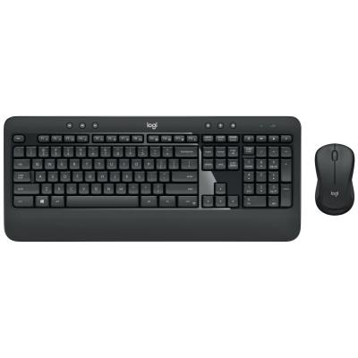 Logitech set MK540 ADVANCED, Bezdrátová klávesnice + myš/ 2.4GHz/ USB přijímač/ CZ/SK/ černý