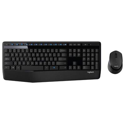 Logitech set klávesnice s myší MK345 / bezdrátový / 2,4Ghz / USB přijímač / CZ + SK / černá