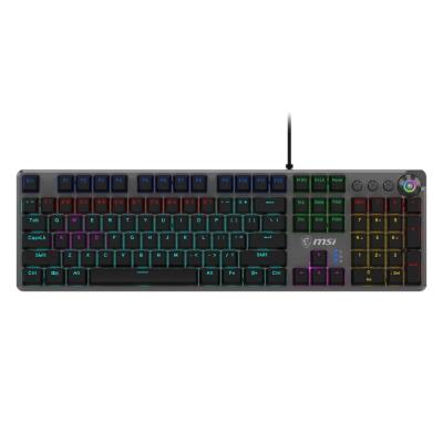 MSI herní klávesnice FORGE GK310 Red/ drátová/ mechanická/ RGB podsvícení/ USB/ CZ+SK layout
