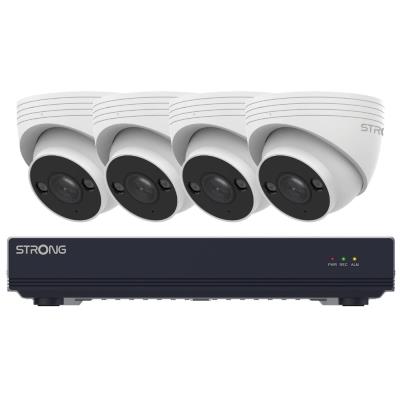 STRONG TUR05DL0-P PoE KIT/ Turret/ 5Mpix/ 1x NVR NVR1120-8P/ 4x IP kamera TUR05DL0-P/ HDMI/ VGA/ USB/ LAN