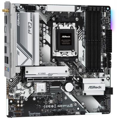OPRAVENÉ - ASRock A620M Pro RS WiFi / AMD A620 / AM5 / 4x DDR5 DIMM / 3x M.2 / HDMI / DP / USB-C / WiFi / mATX