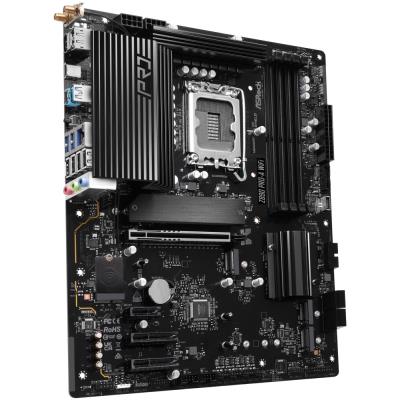 ASRock Z890 Pro-A WiFi / Intel Z890 / LGA1851 / 4x DDR5 / 4x M.2 / HDMI / DP / Thunderbolt 4 / USB-C / WiFi / ATX