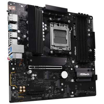ASRock B850M Pro-A / AMD B850 / AM5 / 4x DDR5 DIMM / 3x M.2 / HDMI / DP / USB-C / mATX