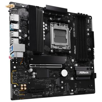 ASRock B850M Pro-A WiFi / AMD B850 / AM5 / 4x DDR5 DIMM / 3x M.2 / HDMI / DP / USB-C / WiFi / mATX