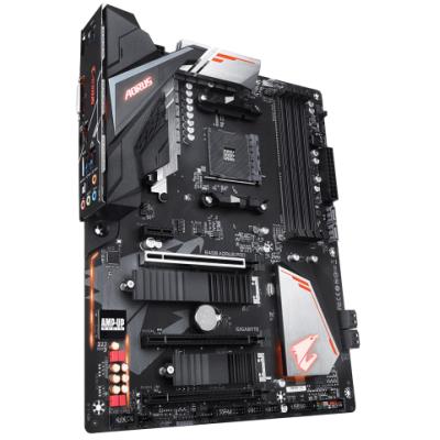GIGABYTE B450 AORUS PRO / AMD B450 / AM4 / 4x DDR4 / DVI-D / HDMI / M.2 / ATX