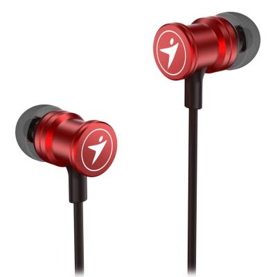 GENIUS headset HS-M316 METALLIC RED/ červený/ 4pin 3,5 mm jack
