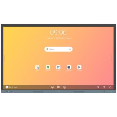 BENQ dotykový panel 86" RE8604/ UHD 4K/8GB I 64GB /provoz 18/7/ HDMI/DP/ USB-C/ LABN/Android 13/40 dotykových bodů