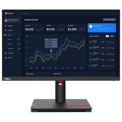 Lenovo T22i-30/ 21,5" IPS/ 1920x1080/ 16:9/ 250cd/m2cmd/ 1000:1 / 4ms/ HDMI/ DP/ VGA/ USB/ jack/ VESA/ PIVOT/ černý