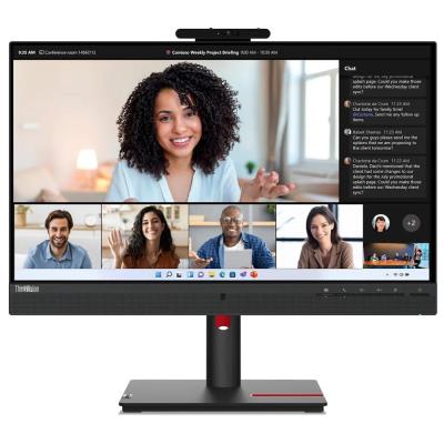 Lenovo T24mv-30/ 23,8" IPS/ 1920x1080/ 16:9/ 250cd/m2cmd/ 1000:1 / 4ms/ HDMI/ DP/ USB/ RJ45/ VESA/ PIVOT/ černý