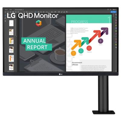POŠKOZENÝ OBAL - LG monitor IPS 27QN880 27" / 2560x1440 / 350cd/m2 / 5ms / DP / 2xHDMI / USB-C / repro