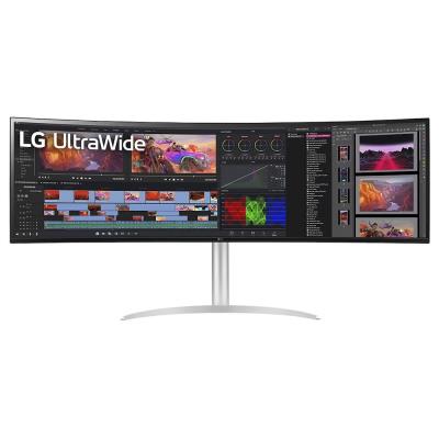 LG monitor 49WQ95C-W  IPS 49"/ 5120x1440 / 144Hz/400cdm / 5ms/ 1000:1/DP/HDMI/USB/ černo/stříbrný