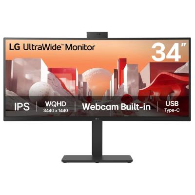 LG monitor 34BA85QE IPS 34"  QHD zakřivený /3440x1440 /21:9/300 cd/m2/5ms/HDMI/DP/USB-C/60Hz/HDR10/ OnScreen Control