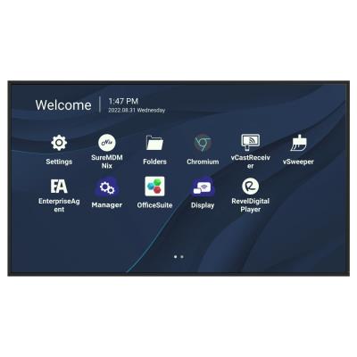 ViewSonic Flat Display CDE7530/75"/24-7 LCD/3840x2160/8ms/450cd/HDMI x 3/USB A x 2/USB-C/RJ45/RS232/repro/Android