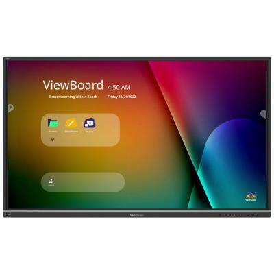 ViewSonic Flat Touch Display IFP6550-5/ 65"/ UHD / 16/7 /400cd / Android 4-32/ OPS/ HDMI/usb-C/ HDMIout