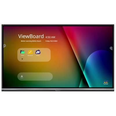 ViewSonic Flat Touch Display IFP7550-5/ 75"/ UHD / 16/7 /400cd / Android 4-32/ OPS/ HDMI/USB-C/ HDMIout