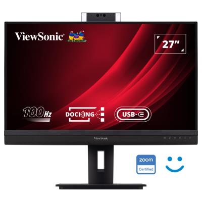 ViewSonic VG2757V-2K / 27"/ IPS/ 16:9/ 2560x1440/ 5ms/ 350cd/m2/ WEBCAM/ DP/ HDMI/ RJ45/ USB/ PIVOT/ Repro
