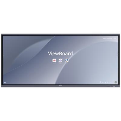 ViewSonic Flat Touch Display IFP92UW/ 92"/WUHD/128GB/8GB/450cd / Android / OPS/ HDMI/ USB-C/Subwoofer Speaker/ Black