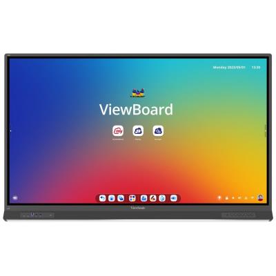 ViewSonic Flat Touch Display IFP6553/ 65"/ UHD/450nits, 5000:1, 8G RAM/128GB/HDMI/VGA/USB-C /RJ45 x2, RS232 x1, Grey