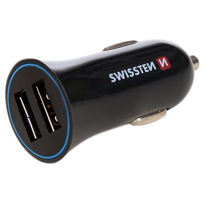 Swissten Cl Adaptér 2,4A Power 2X Usb + Kabel Micro Usb