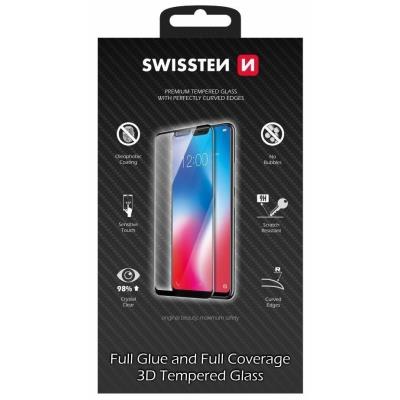Swissten sklo Ultra Durable 3D FullGlue Glass pro Apple iPhone 14 Plus černé