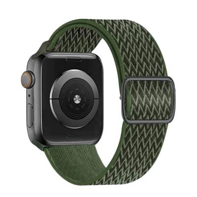 Swissten řemínek pro apple watch nylonový 42 / 44 / 45 / 49 mm khaki (se sponou)