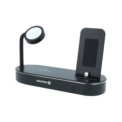 Swissten bezdrátová nabíječka 4v1 mfi (kompatibilní s magsafe)