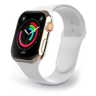 Swissten řemínek pro apple watch silikonový 42 / 44 / 45 / 49 mm bílý