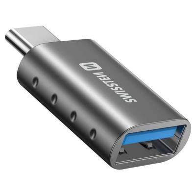 Swissten otg adapter usb-c(m)/usb-a(f)