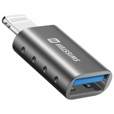 Swissten otg adapter lightning(m)/usb-a(f)