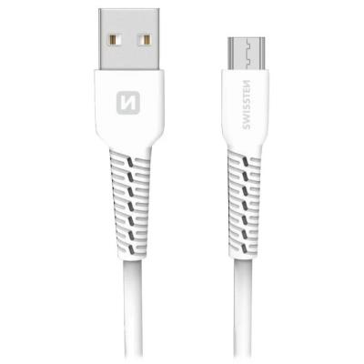 Swissten datový kabelusb/micro usb bílý 1,2m  (samoprodavač)