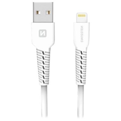 Swissten datový kabelusb/lightning bílý 1,2m  (samoprodavač)