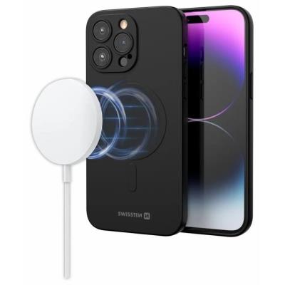 Swissten pouzdro soft joy magstick pro apple iphone 16 pro black