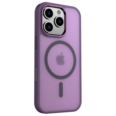 Swissten pouzdro magstick flex pro apple iphone 16 pro fialové