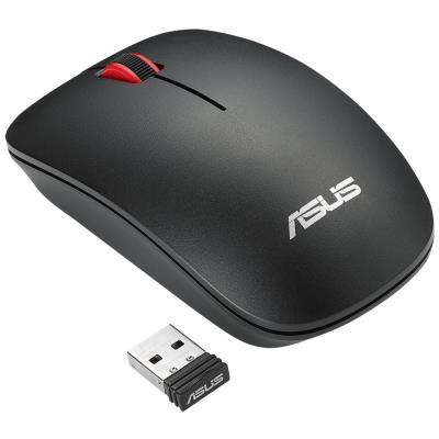 ASUS WT300/ Cestovní/ Optická/ 1 600DPI/ Bezdrátová USB/ Černá-červená