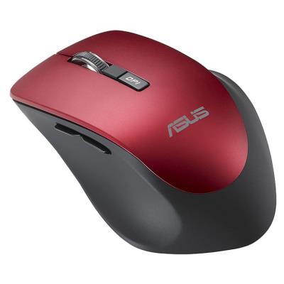ASUS WT425/ Ergonomická/ Optická/ Bezdrátová USB/ Červená