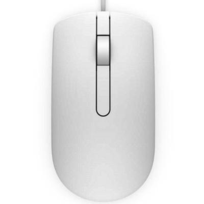 DELL MS116/ myš/ optická/ 2 tlačítka + rolovací/ USB/ bílá