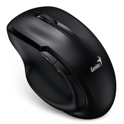 GENIUS Ergo 8200S Black/ 1200 dpi/ bezdrátová/ 5tlačítek/ tichá/ BlueEye senzor/ černá