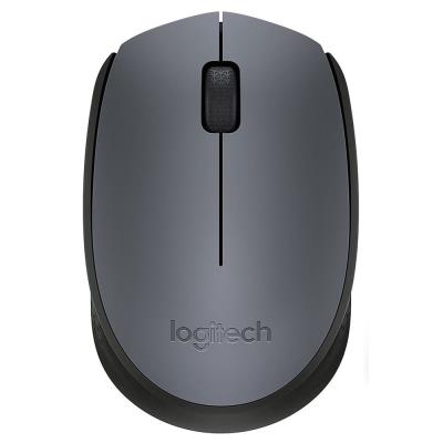 Logitech myš M170/ Bezdrátová/ Optická/ 1000dpi/ USB přijímač/ Sivá