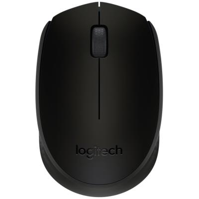 Logitech myš B170/ bezdrátová/ 3 tlačítka/ 1000dpi/ USB/ černá