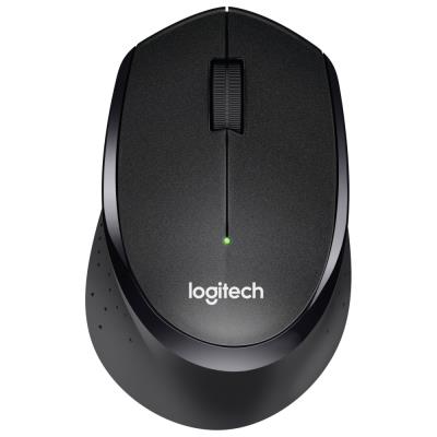Logitech myš B330 Silent Plus/ bezdrátová/ 3 tlačítka/ 1000dpi/ USB/ černá